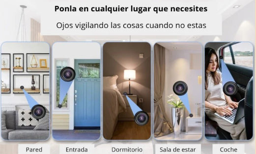 Cámara espía A9 de seguridad Wi-Fi 1080p