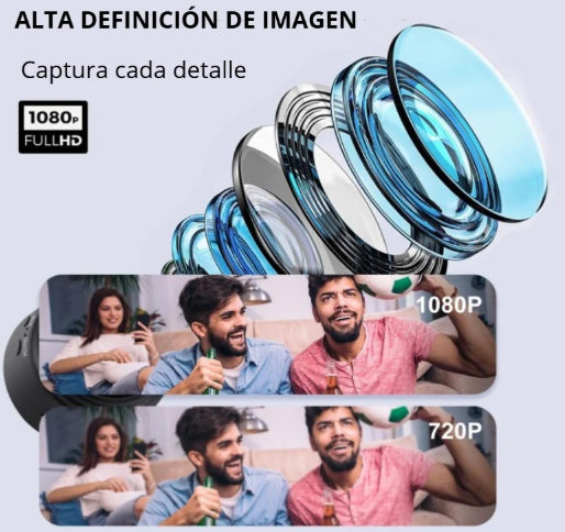 Cámara espía A9 de seguridad Wi-Fi 1080p