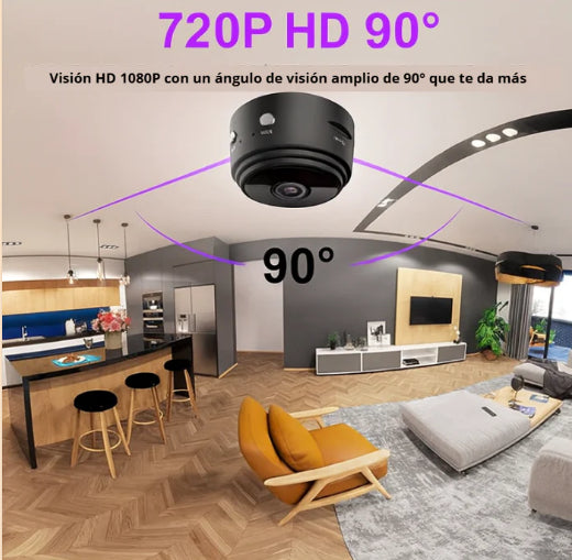 Cámara espía A9 de seguridad Wi-Fi 1080p