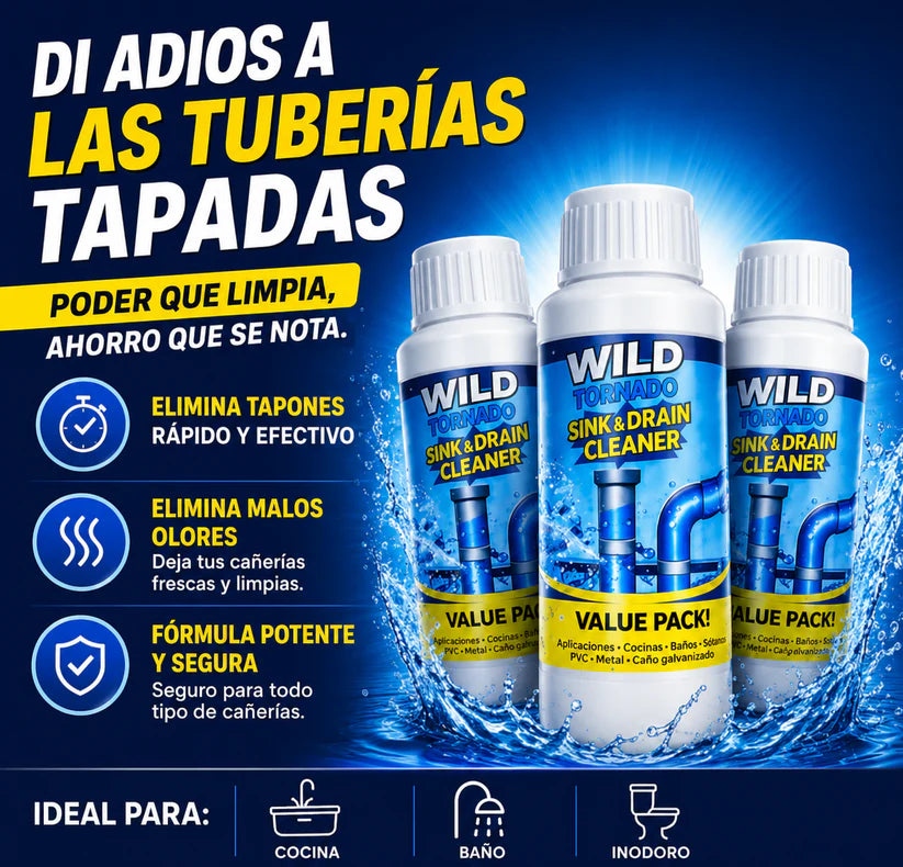 Destapador de Cañerias 3x1
