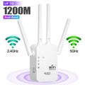 xtensor WiFi de doble banda de 1200 Mbps (5 GHz/2,4 GHz) que cubre 10 000 pies cuadrados y 50 dispositivos
