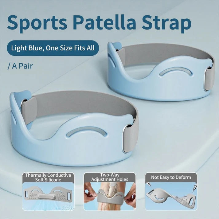 Correa de silicona para la rótula de la rodilla: absorbe los impactos y proporciona soporte transpirable 🦵